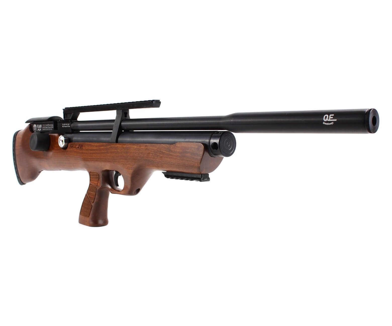 Пневматическая PCP-винтовка Hatsan FLASHPUP QE 5,5 мм, дерево Пневматическая PCP-винтовка Hatsan FLASHPUP QE 5,5 мм, дерево