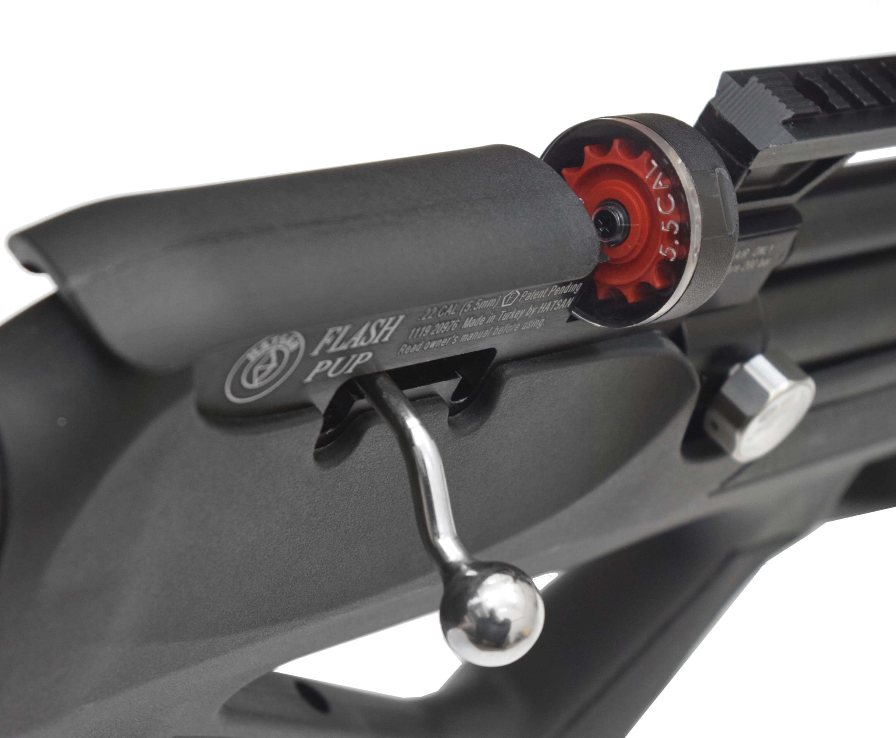 Пневматическая PCP-винтовка Hatsan Flashpup-S QE 5,5 мм Пневматическая PCP-винтовка Hatsan Flashpup-S QE 5,5 мм