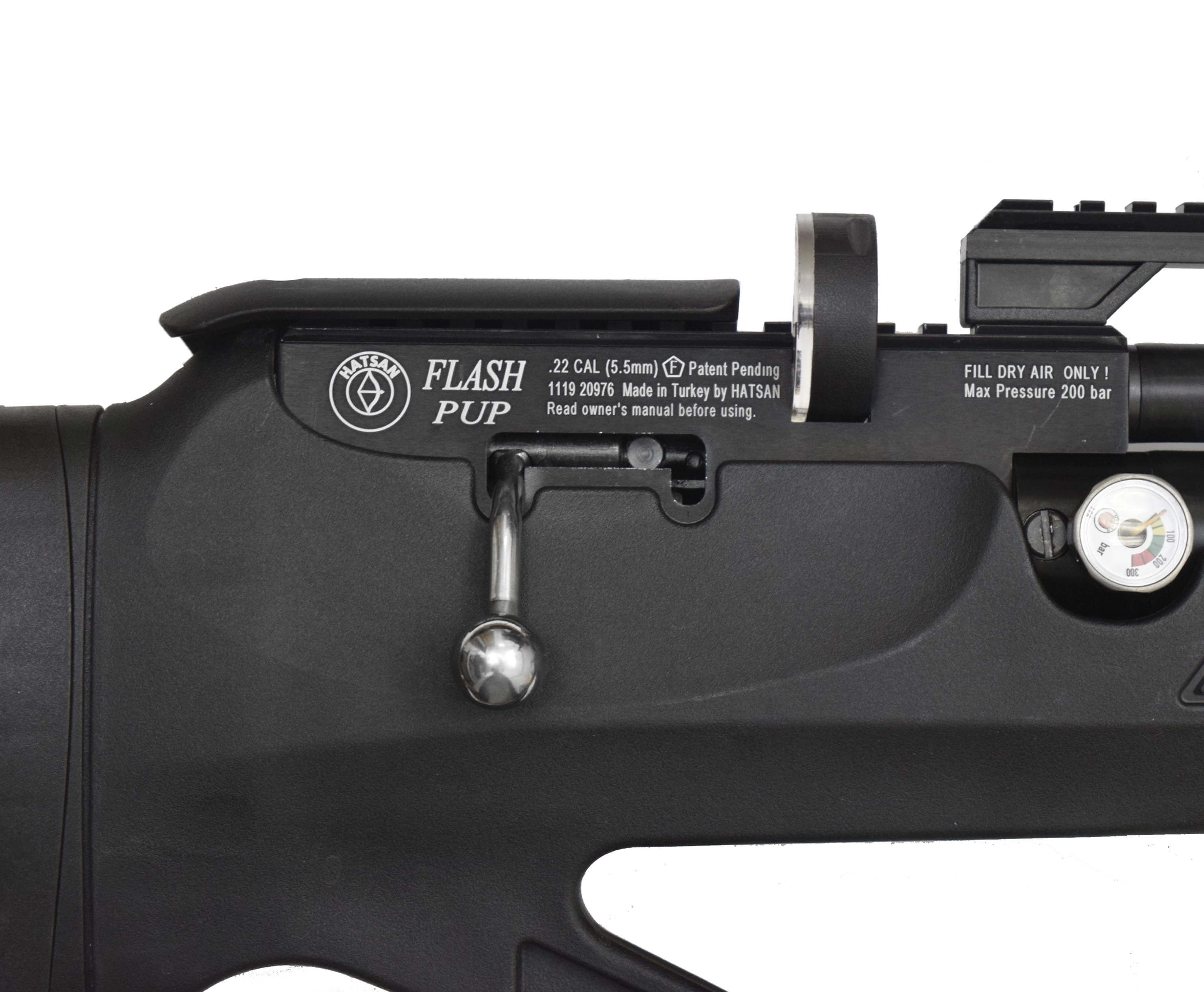 Пневматическая PCP-винтовка Hatsan Flashpup-S QE 5,5 мм Пневматическая PCP-винтовка Hatsan Flashpup-S QE 5,5 мм