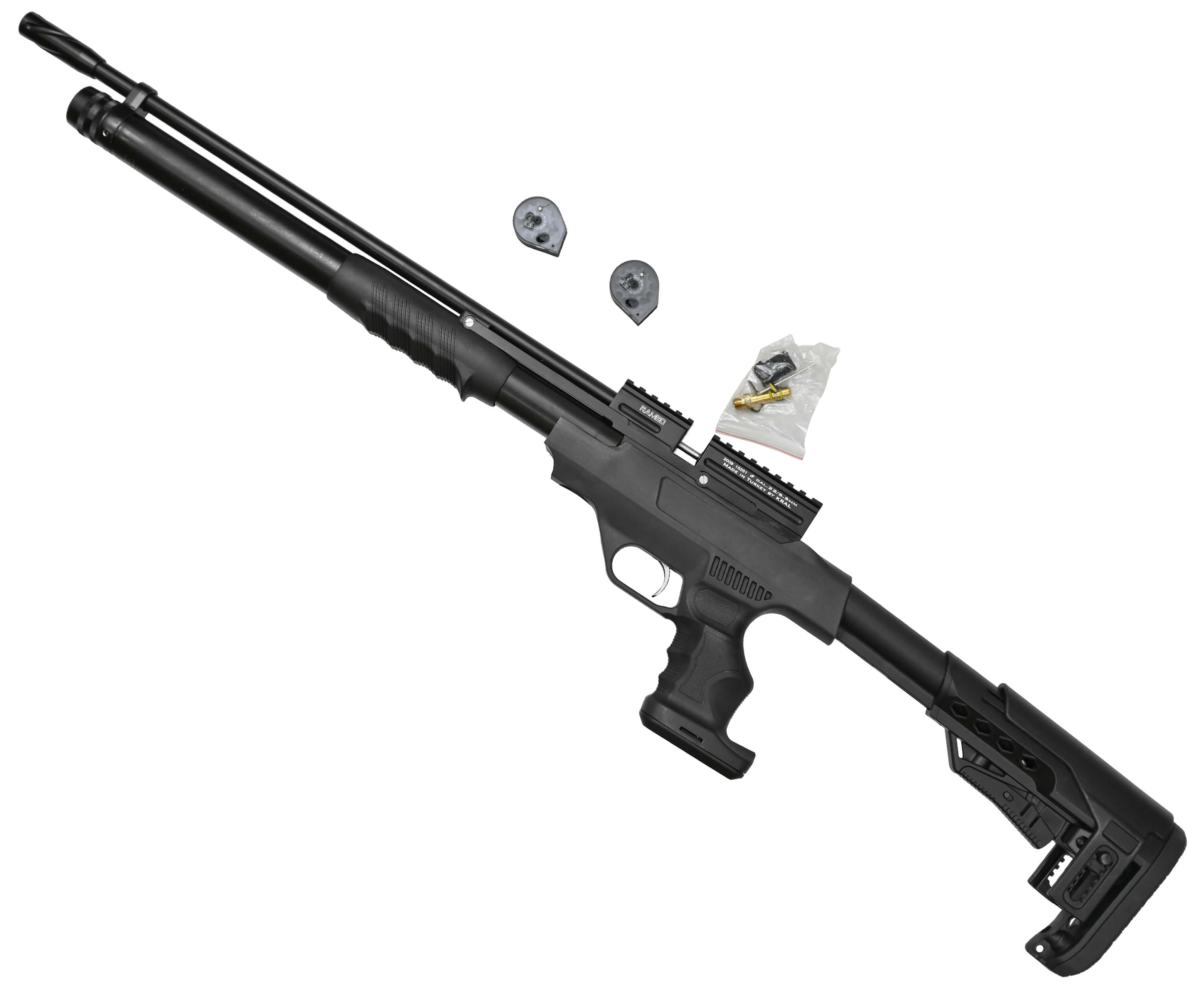 Пневматическая винтовка Kral Puncher Breaker 3S Rambo 6,35 мм (помповый взвод) Пневматическая винтовка Kral Puncher Breaker 3S Rambo 6,35 мм (помповый взвод)